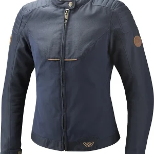 IXON HORNET Mujer Textil Moto Chaqueta Marrón Marino