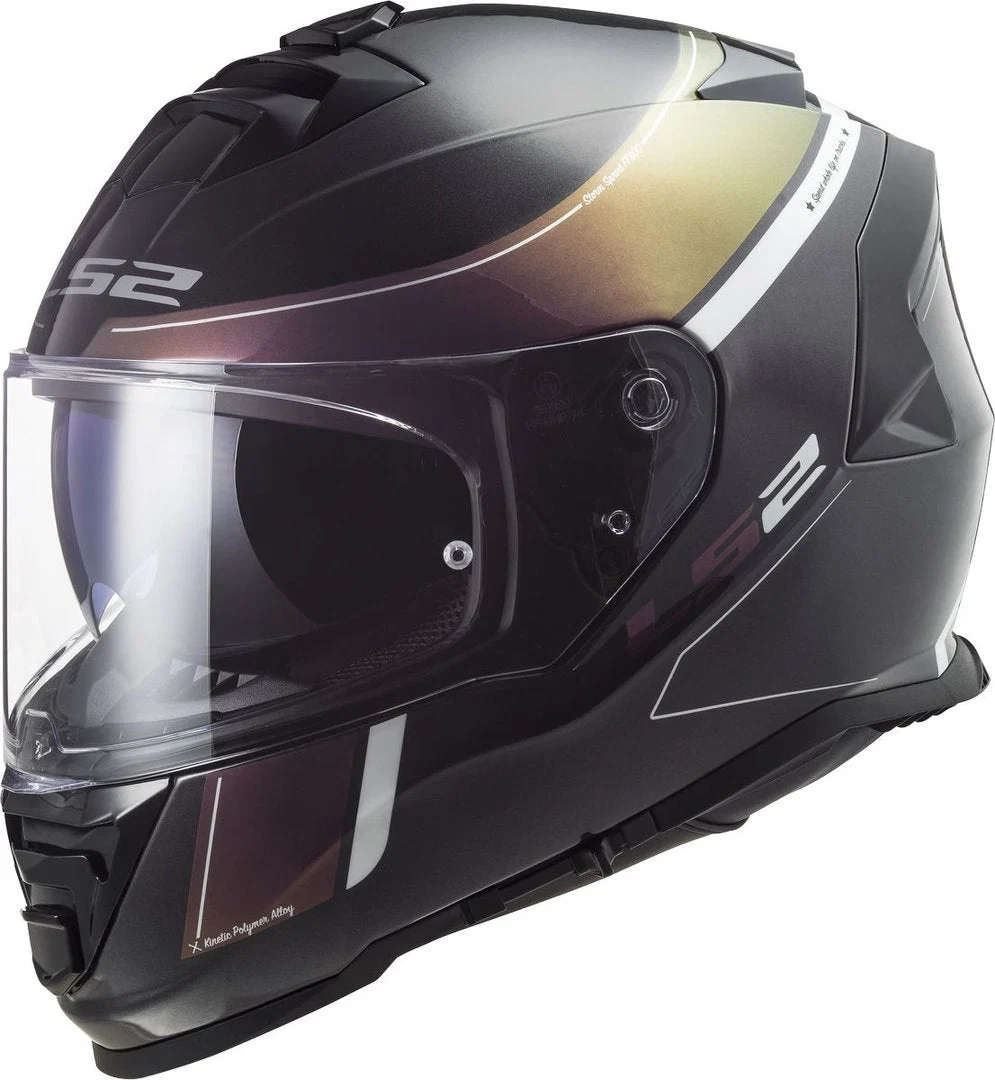 LS2 FF800 STORM VELVET CAPACETE INTEGRAL DE MOTO PRETO RAINBOW - Image 3