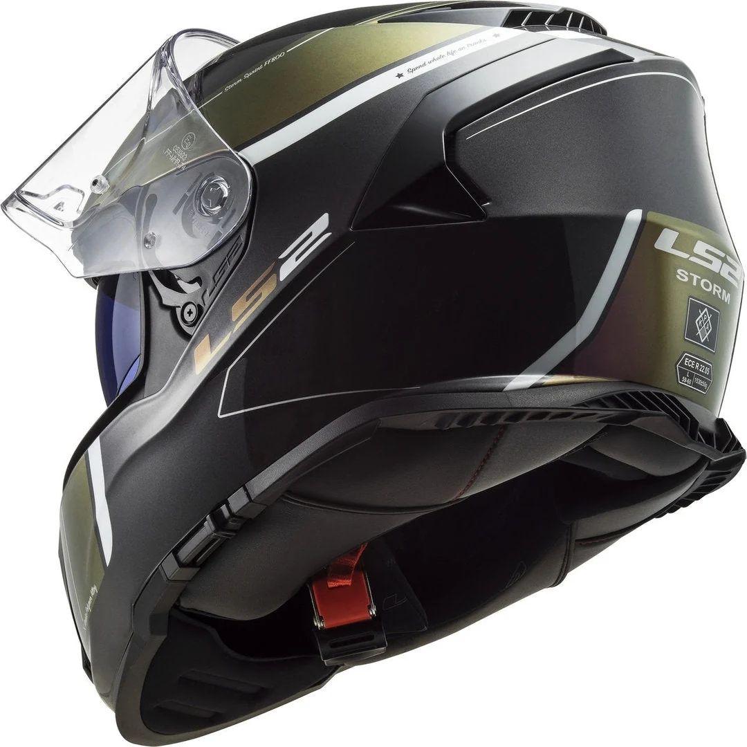 LS2 FF800 STORM VELVET CAPACETE INTEGRAL DE MOTO PRETO RAINBOW - Image 5