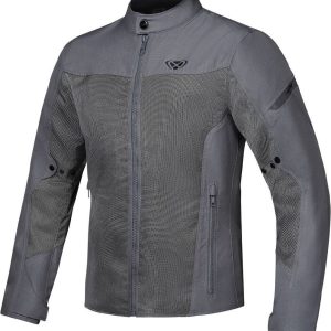 IXON FRESH SLIM Hombre Moto Textil Chaqueta Gris