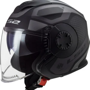 LS2 OF570 VERSO MARKER CAPACETE INTEGRAL DE MOTO MATE PRETO TITANIUM