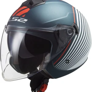 LS2 OF573 TWISTER II CAPACETE INTEGRAL DE MOTO MATE AZUL BRANCO