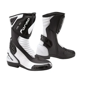 FORMA FRECCIA BOTAS DE MOTO PRETO BRANCO