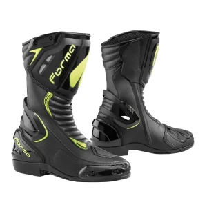 FORMA FRECCIA BOTAS DE MOTO PRETO AMARILLO