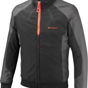 IXON SIWA Impermeable Aventura Motociclistas De Textil Chaqueta Negro/Antracita/Rojo