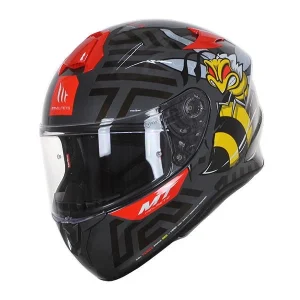MT FF106 TARGO SV B5 CAPACETES INTEGRAL DE MOTO BRILHO FLUOR