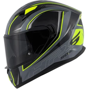 GIVI 50.6 STOCCARDA BLADES Moto Integral Capacete Cinza Preto Fosco
