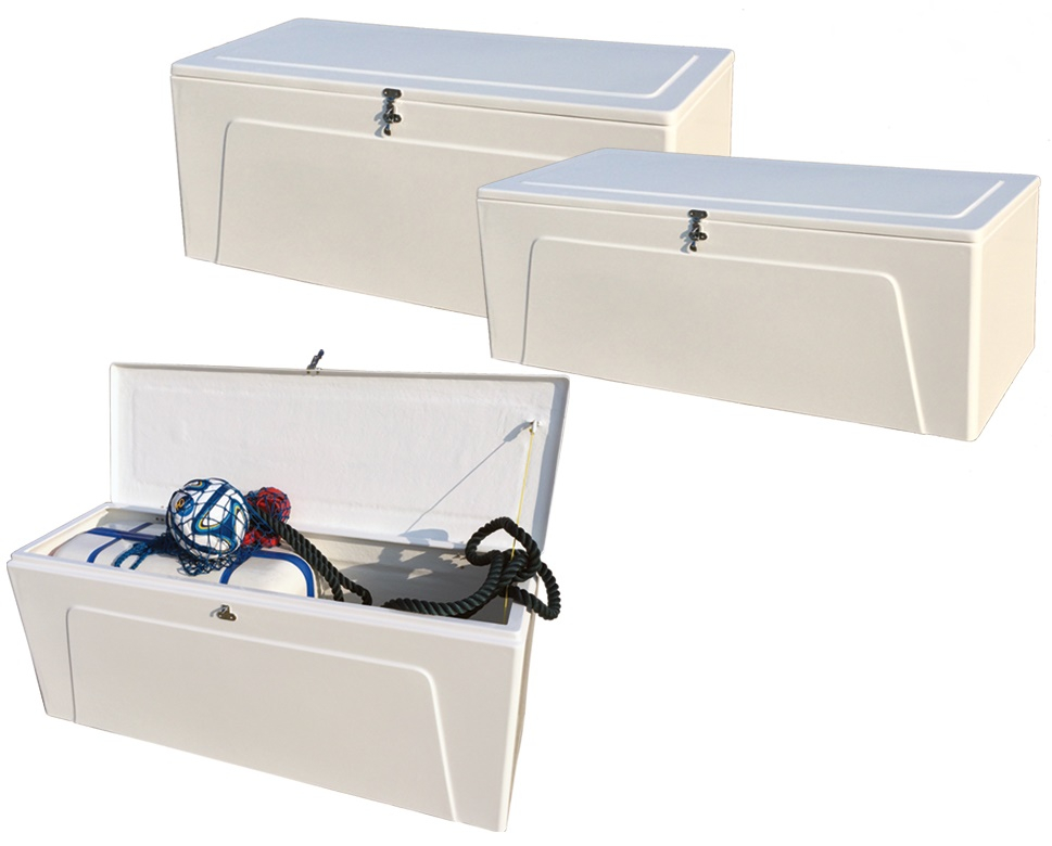 Assento Armazenamento em Fibra- King- 142x48x55cm