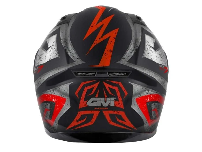 CASCO FULL 50.7 REBEL MATT BLACK RED - Image 4