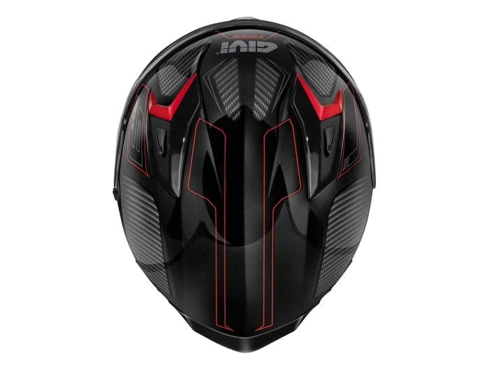 GIVI - CASCO FULL 50.9 SPORT ENIGMA NEGRO-BR TITANIO ROJO - Image 3