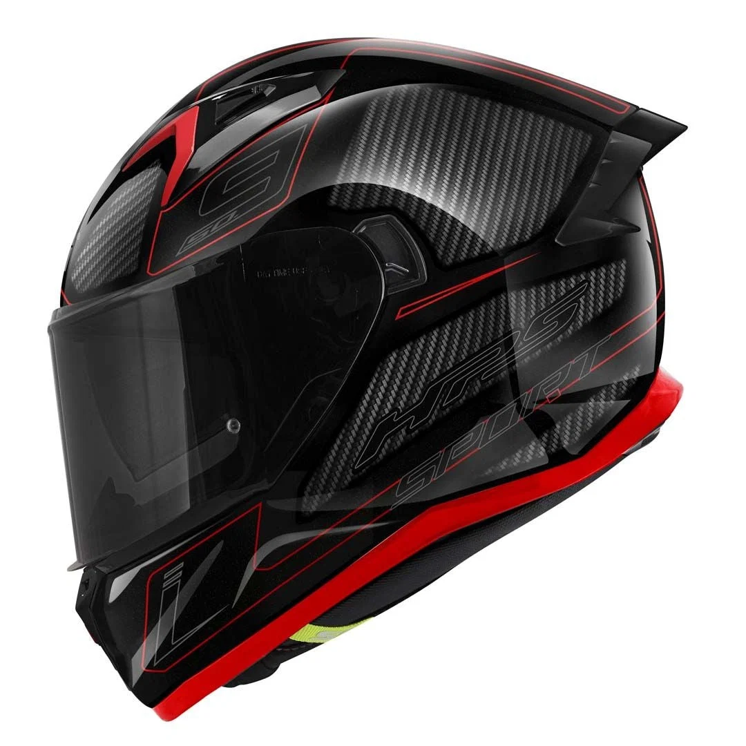 GIVI - CASCO FULL 50.9 SPORT ENIGMA NEGRO-BR TITANIO ROJO - Image 5