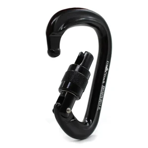 Mosquetão Alumínio HMS 28KN USClimb Keylock trava rosca Operation Black CE EN NBR