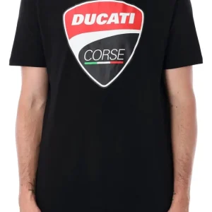 DUCATI Camiseta De Manga Corta Hombre Negro