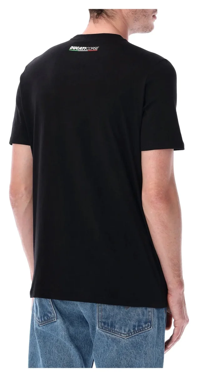 DUCATI Camiseta De Manga Corta Hombre Negro - Image 3