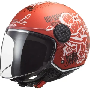LS2 OF558 SPHERE LUX CAPACETE INTEGRAL DE MOTO MATE VERMELHO