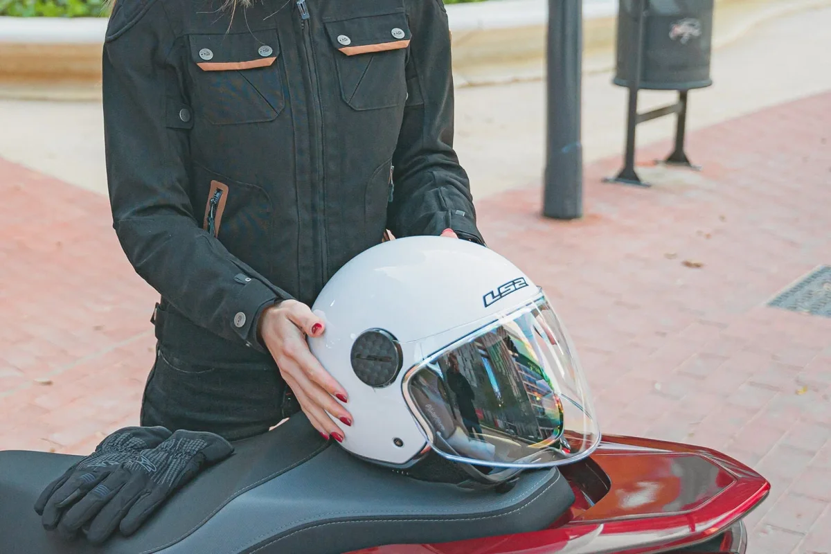 LS2 OF558 SPHERE LUX CAPACETE INTEGRAL DE MOTO MATE VERMELHO - Image 5