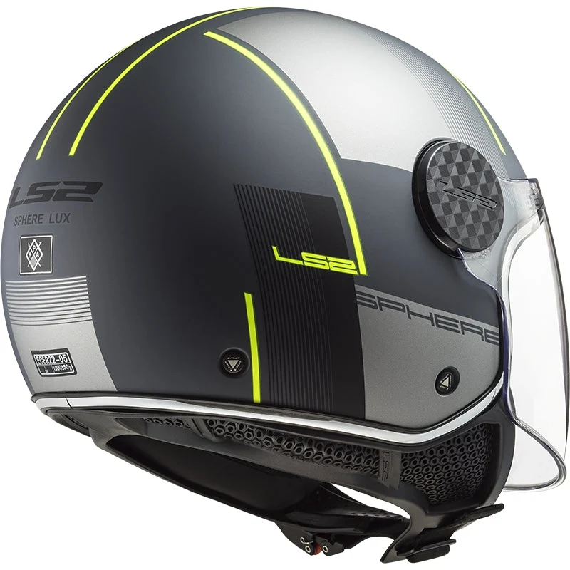 LS2 OF558 SPHERE LUX CAPACETE INTEGRAL DE MOTO MATE PRETO TITANIUM - Image 4