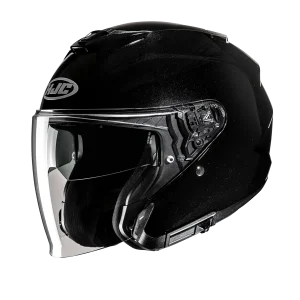 HJC i31Casco Abierto Para Moto De Calle Semimate Preto