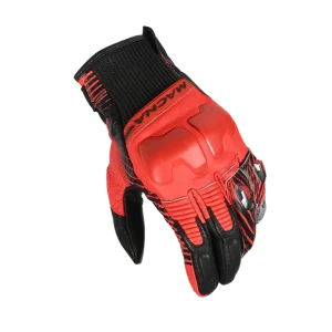 MACNA ULTRAXX HOMEM MOTOCICLETA ESPORTES LUVAS PRETAS VERMELHAS
