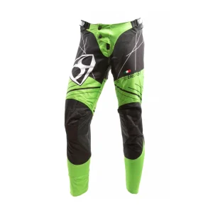 MUGENRACE CR-2497 HAMMER CROSS Moto Textil Calcas Preto Verde