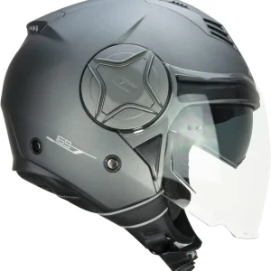 CGM 169A ILLI MONO CAPACETES INTEGRAL DE MOTO ANTRACITE