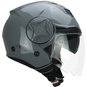 CGM 169A ILLI MONO CAPACETES INTEGRAL DE MOTO CINZA