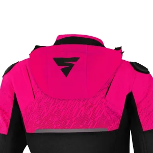 SHIMA DRIFT Capuz Textil Senhora DE MOTO Preto Rosa