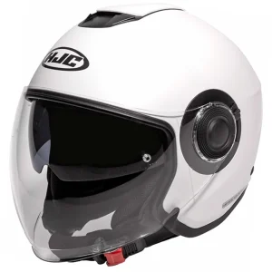 HJC I40 SEMI INTEGRAL CAPACETES DE MOTO MATE BRANCO