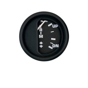 MANOMETRO TRIM FARIA, 12V PRETO