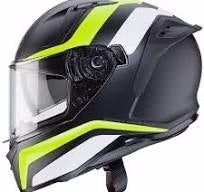 CABERG-CASCO AVALON BLAST MATT BLACK/WHITE/YELLOW FLUO