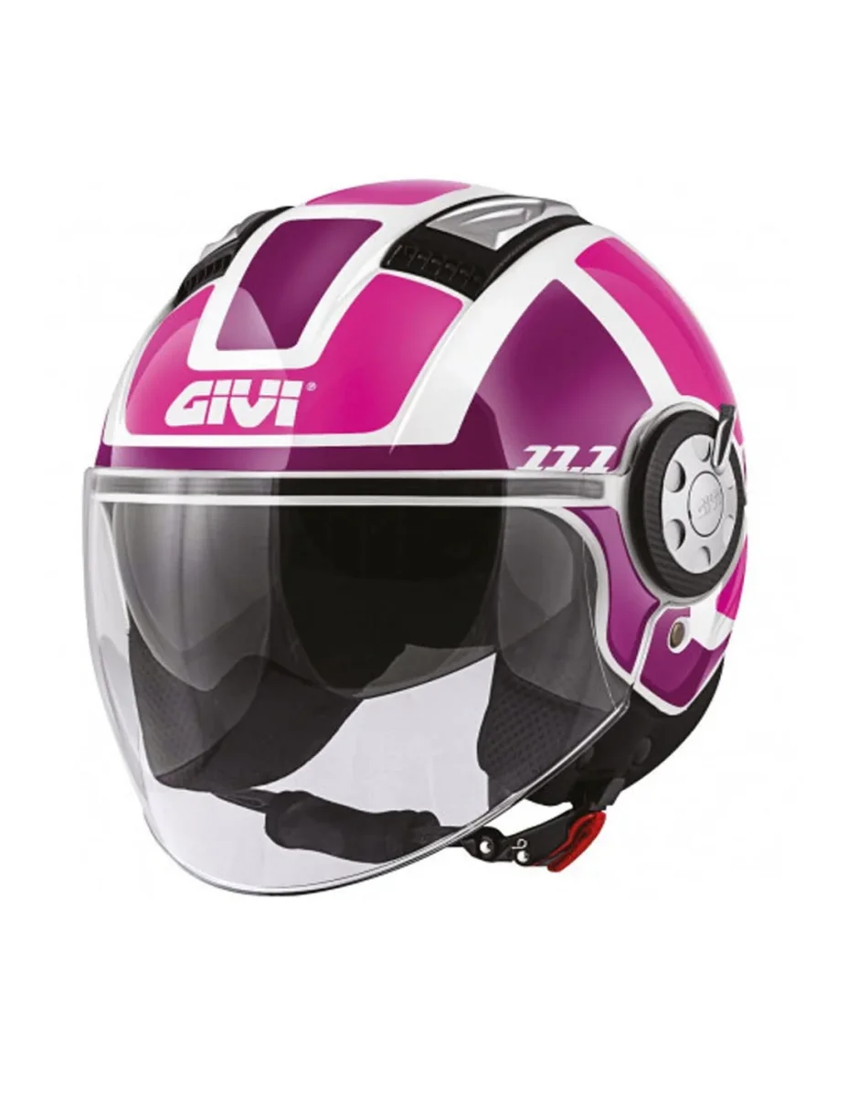 GIVI CASCO JET 124/FUTURE.D/BIG-LADY BLANCO/ROSA - Image 2