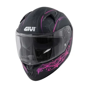 GIVI 50.6 STOCCARDA.D MENDHI- SENHORA Moto Integral Capacete Black