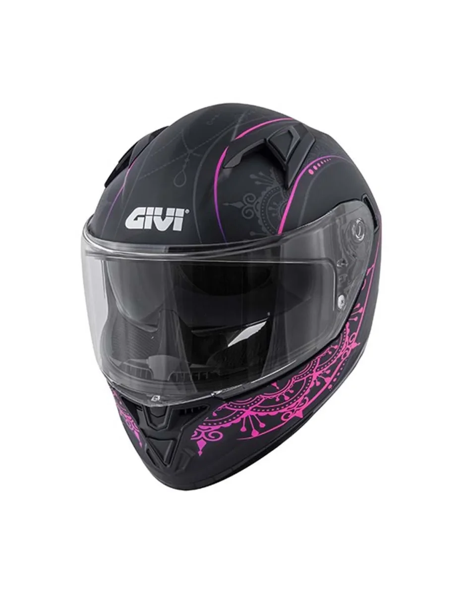 GIVI 50.6 STOCCARDA.D MENDHI- SENHORA Moto Integral Capacete Black