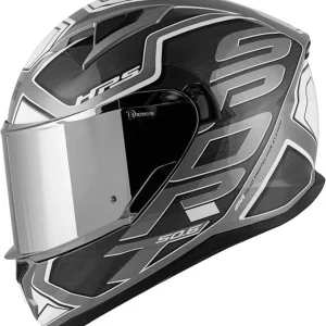 GIVI 50.6 SPORT LED DEEP Moto Integral Capacete Preto Prata