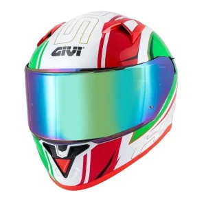 GIVI CASCO FULL 506/STOCCARDA.D/BLADES BLANCO/VERDE/ROJO