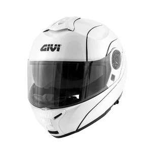 GIVI MOD X.21 CHALLENGER PL.D GRÁFICO Moto Modular Capacete Branco