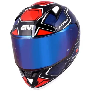 GIVI CASCO FULL 506/SPORT. LED/DEEP AZUL/ROJO