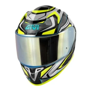 GIVI - CASCO FULL 50.9 ATOMIC NEGRO PLATA YELLOW