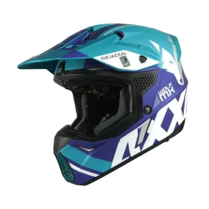 AXXIS-CASCO  MX803 WOLF JACKAL C7 AZUL MATE
