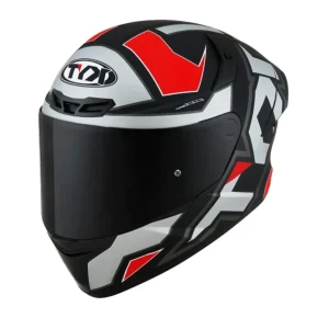 KYT- CASCOS TT-COURSE ELECTRON MATT GREY/RED