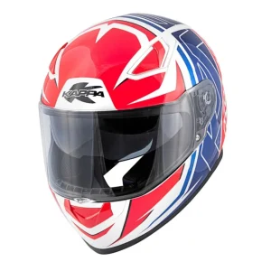 KAPPA - CASCO FULL KV41/DALLAS.D/SIMPLE BLANCO/ROJO