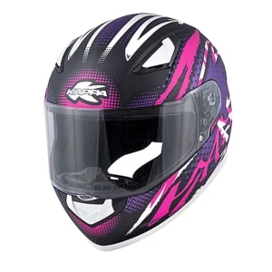KAPPA - CASCO FULL KV38/HOUSTON.D/SPRAY LADY NEGRO/FUCSIA