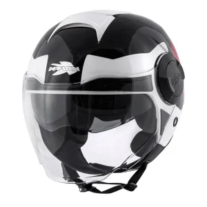 KAPPA - CASCO JET KV37/EVOD/SHARP BLANCO-BR/NEGRO/ROJO