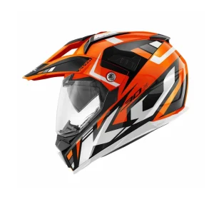 KAPPA - CASCO FULL KV30/EVO O/PLD/GRAYER NARANJA-BR/NEGRO