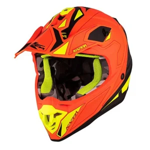KAPPA - CASCO FULL KV49/CROSSD/GREAT NEGR-MT/NARANJA