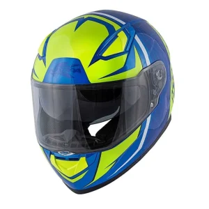 KAPPA - CASCO FULL KV41/DALLAS.D/SCRAPS TITANIO-MT/AZUL