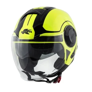 KAPPA - CASCO JET KV37/EVOD/STYLE NEGRO-MT/TITANI/YELLOW
