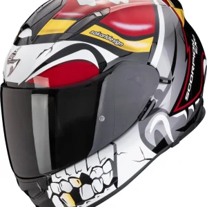 SCORPION EXO-491 PIRATE MOTO CAPACETES INTEGRAL PIRATA VERMELHO