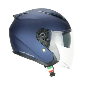 CGM 136A RNA MONO CAPACETES INTEGRAL DE MOTO AZUL MATE