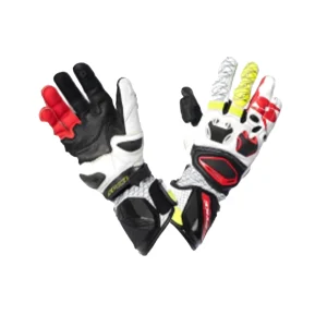 SPYKE Tech Pro Racing Man Luvas Blanco/Preto/Rojo/Amari
